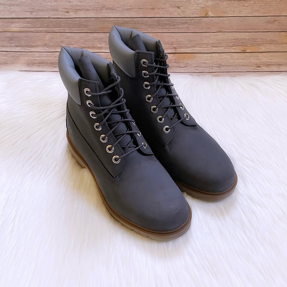 Timberland Men’s Classic 6” Waterproof Dark Grey Boots - Picture 5 of 7